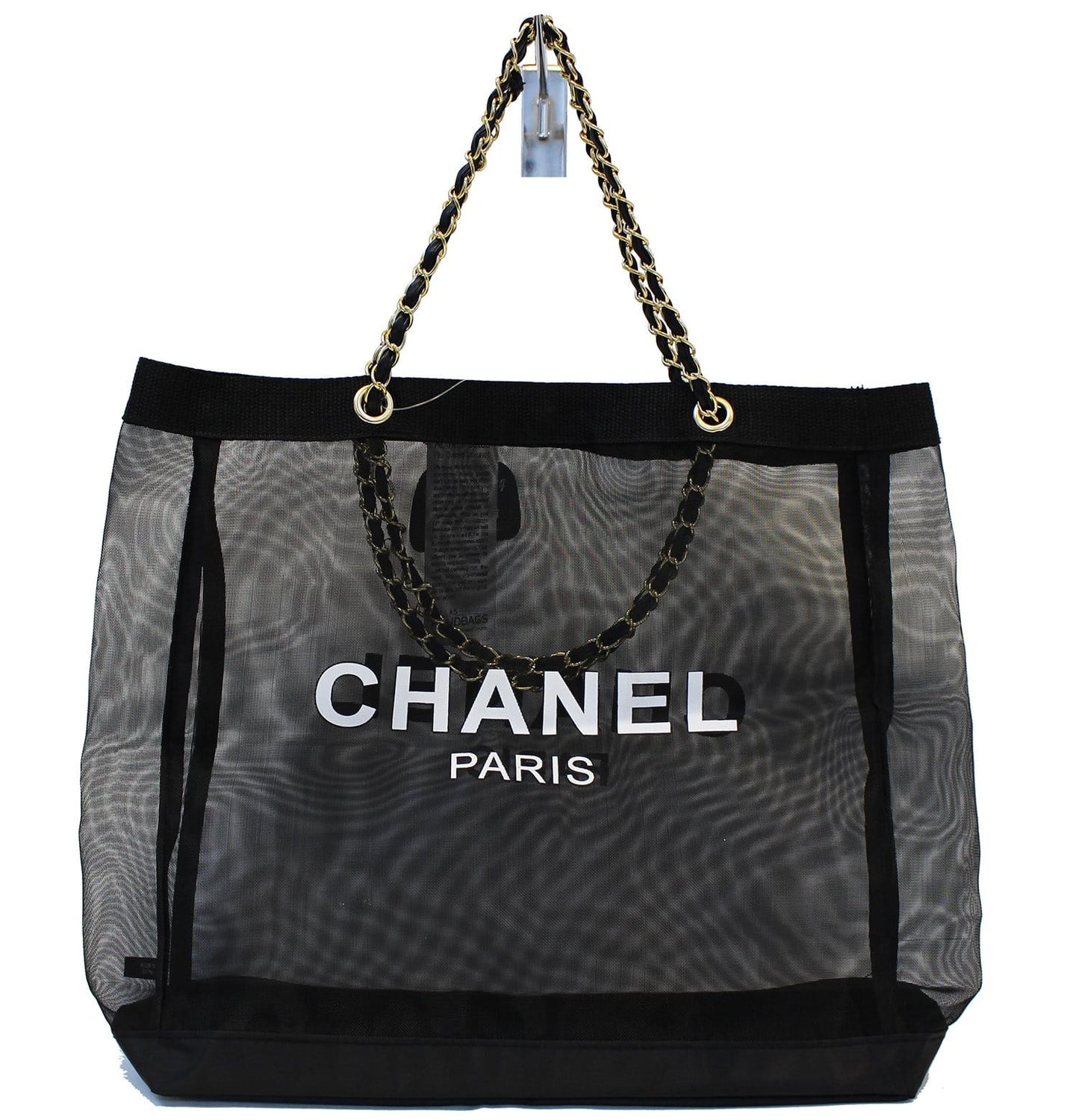 Chanel Mesh Tote Bag / Gold Chain