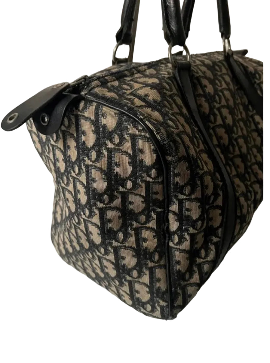Dior Trotter Handbag Navy Monogram