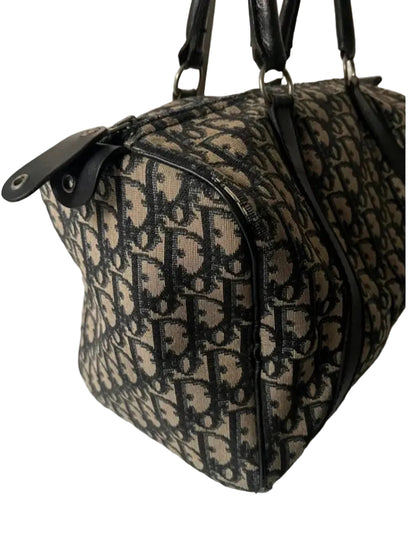 Dior Trotter Handbag Navy Monogram