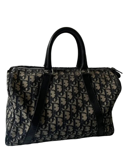 Dior Trotter Handbag Navy Monogram