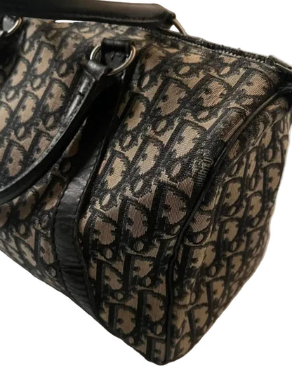 Dior Trotter Handbag Navy Monogram
