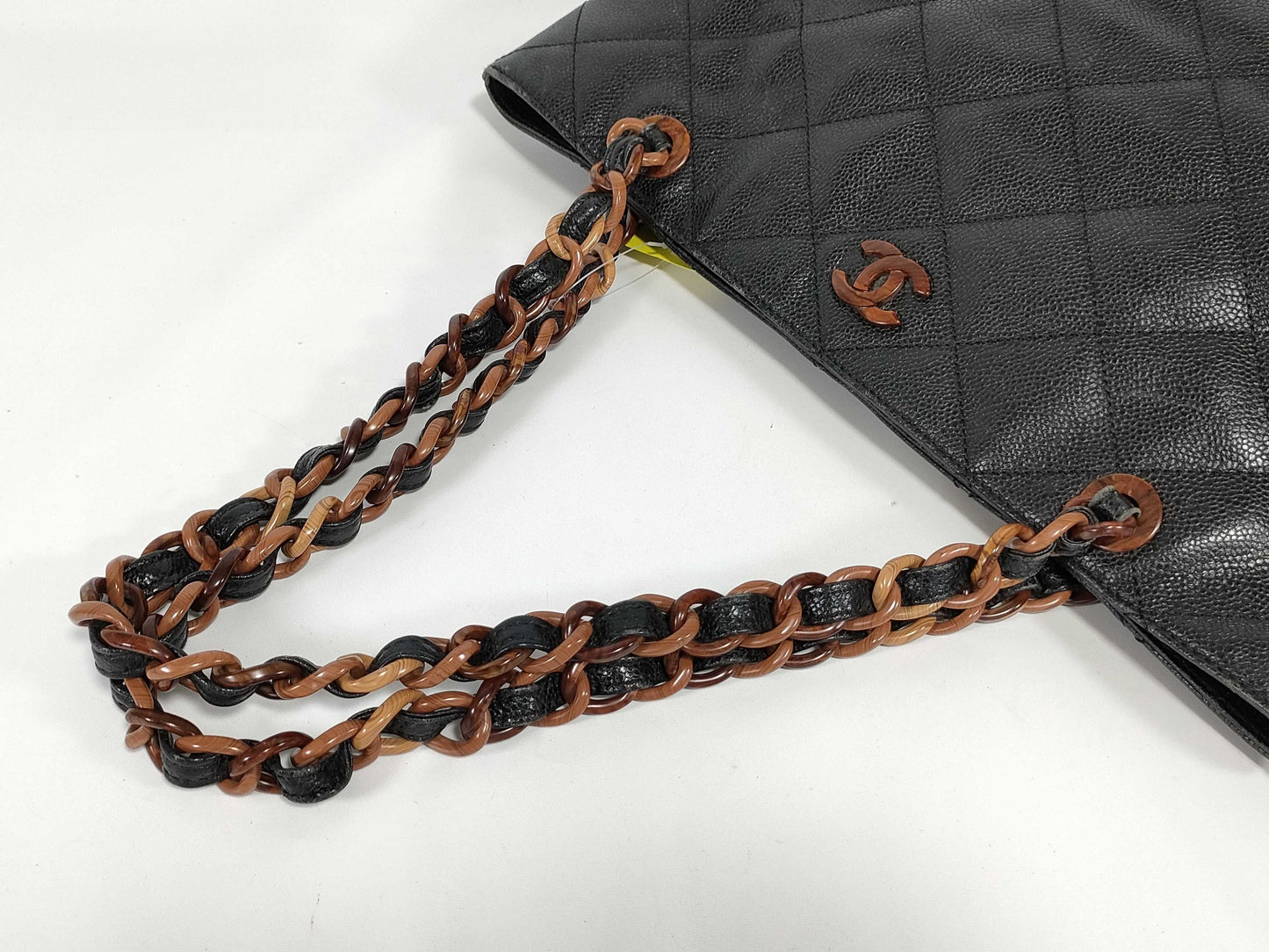 Chanel quilted shopper bag