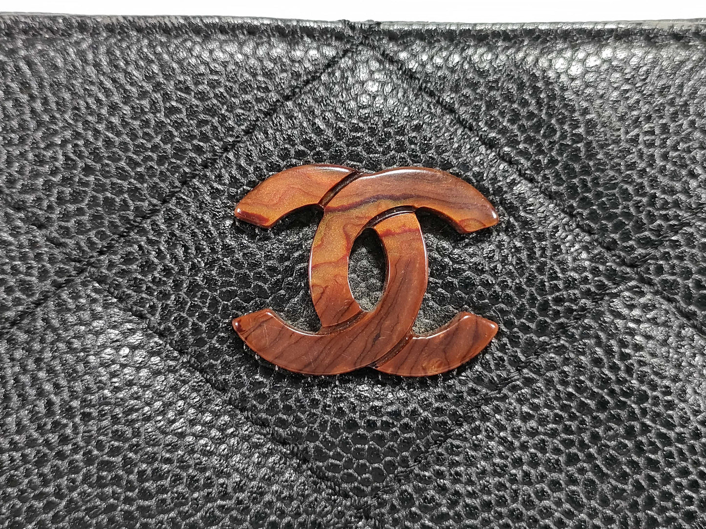 Chanel quilted shopper bag