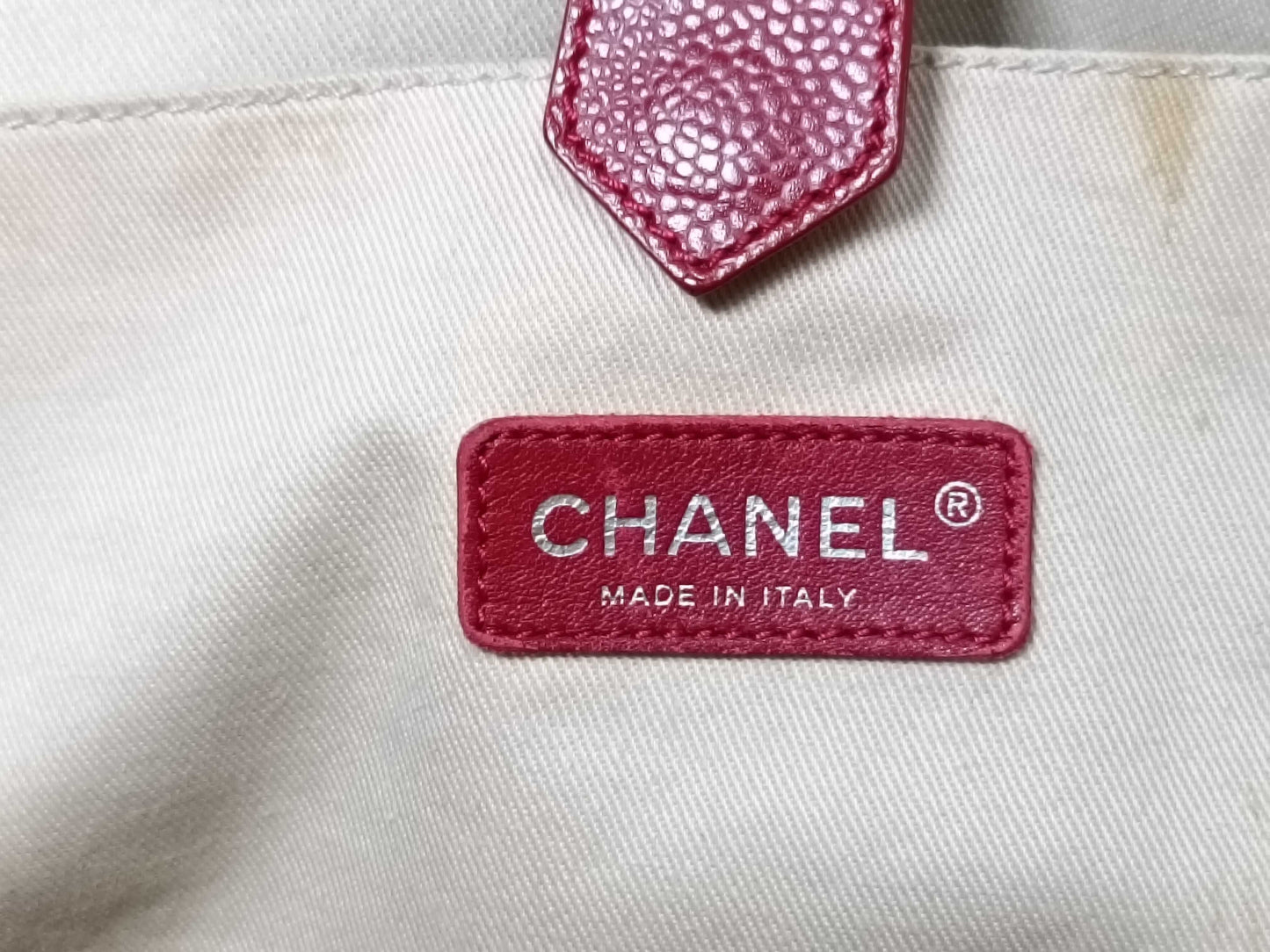 Chanel Paris Train shopper tote bag