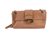 Fendi Mamma Baguette Double Chain Shoulder Bag