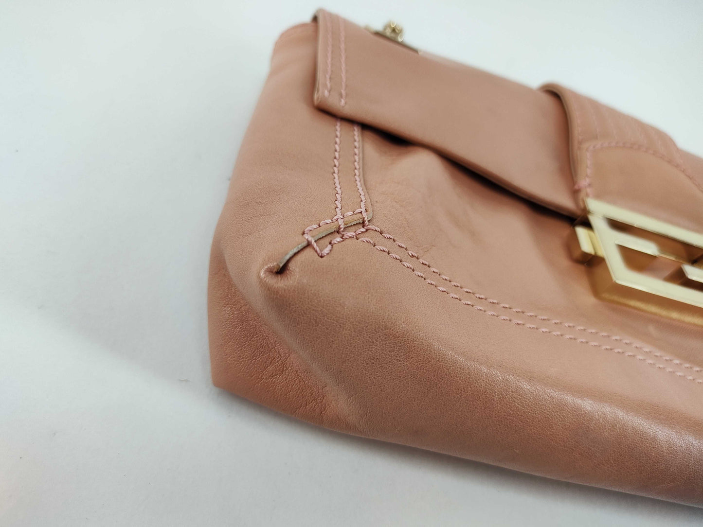 Fendi Mamma Baguette Double Chain Shoulder Bag